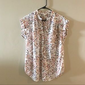 Pleione floral blouse